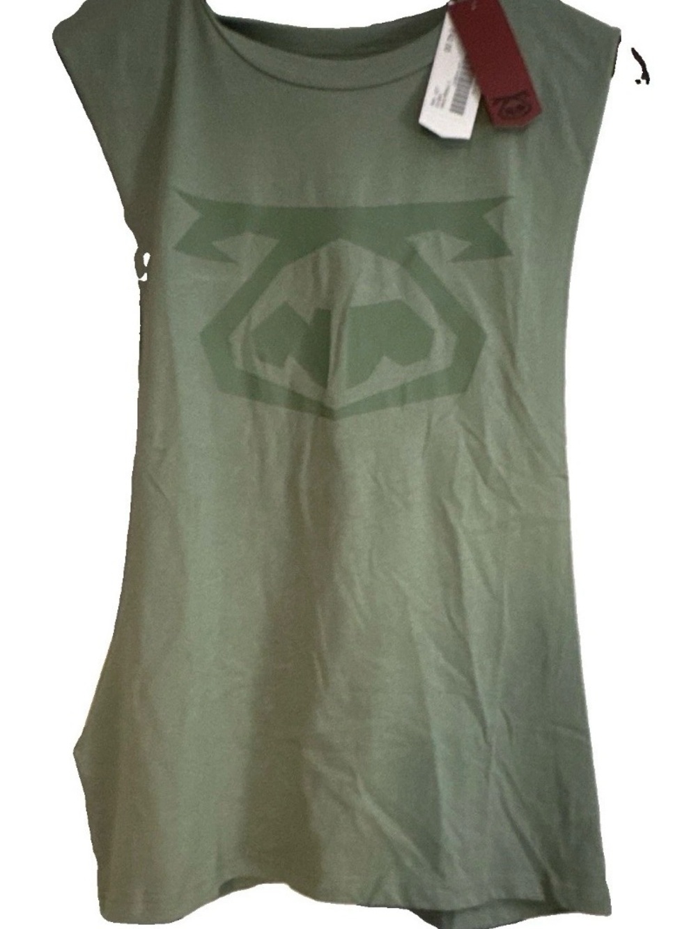 Nasty Pig Green on Green
Graphic Logo Deep
Shredder Tank Top T-shirt- NWT Large